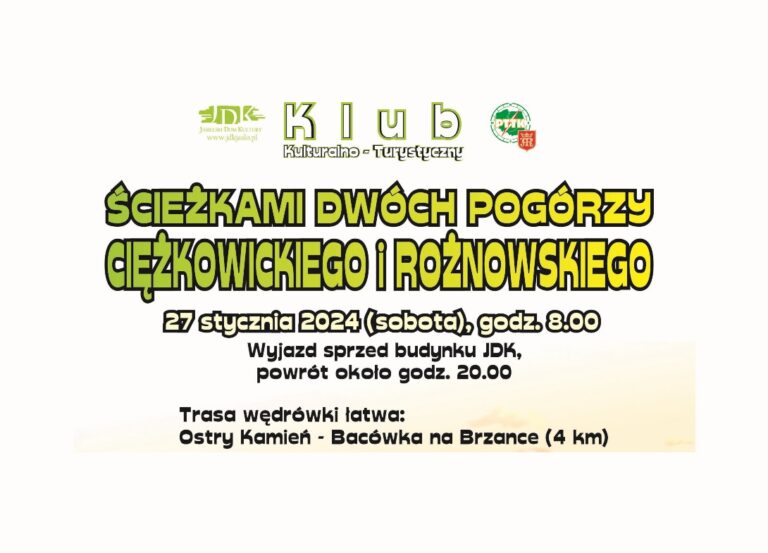Jasło: Zimowe wędrowanie ścieżkami dwóch pogórzy