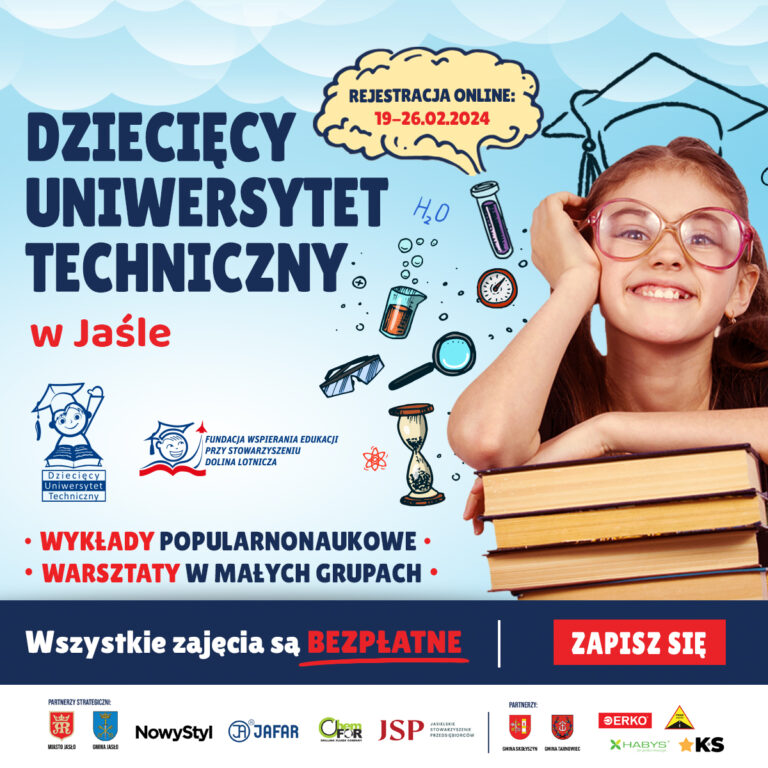 Jasło: Dziecięcy „Uniwersytet Techniczny” – nabory na semestr letni