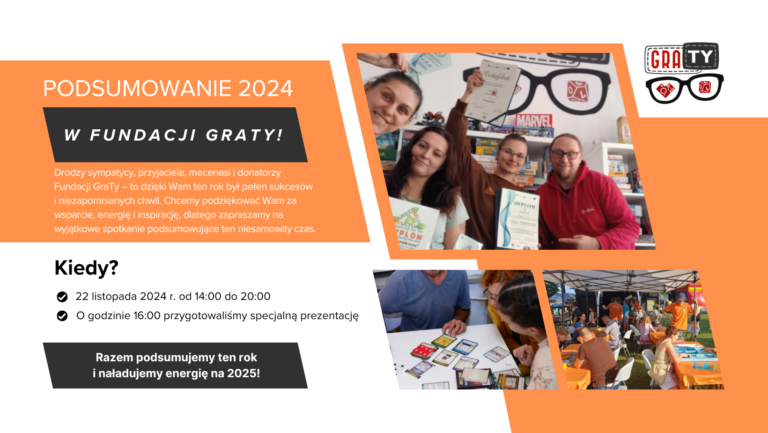 Krosno: Fundacja GraTy podsumowuje działalność 2024 roku – spotkanie otwarte
