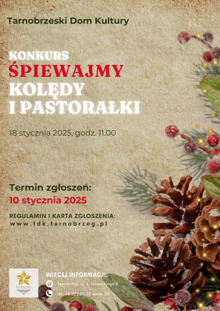 Tarnobrzeg: Konkurs „Śpiewajmy Kolędy i Pastorałki” w TDK