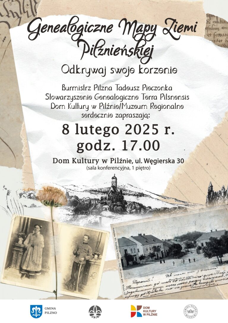 Pilzno: Genealogiczne Mapy Ziemi Pilzneńskiej – nietypowy projekt poszukiwania historycznych korzeni