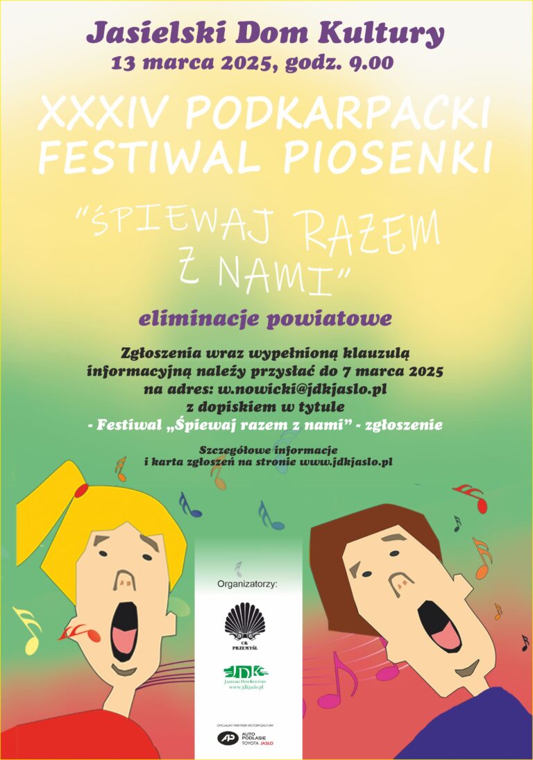 Jasło/Przemyśl: 34-ta edycja konkursu „Śpiewaj razem z nami”