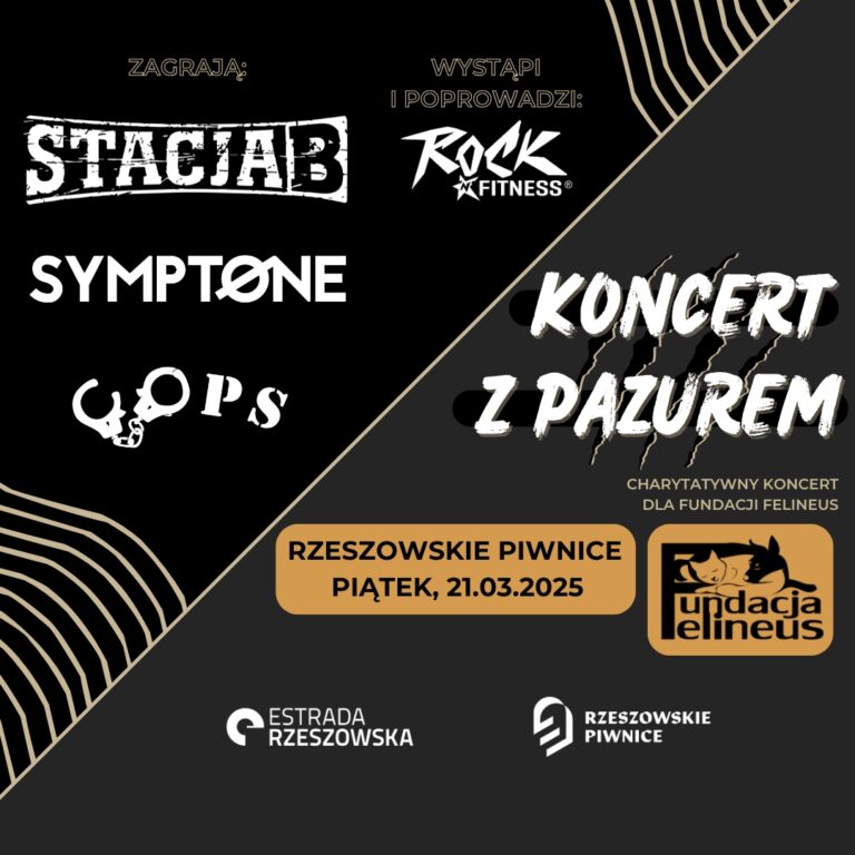 Rzeszów: „Koncert z Pazurem” – akcja charytatywna na rzecz bezdomnych zwierząt