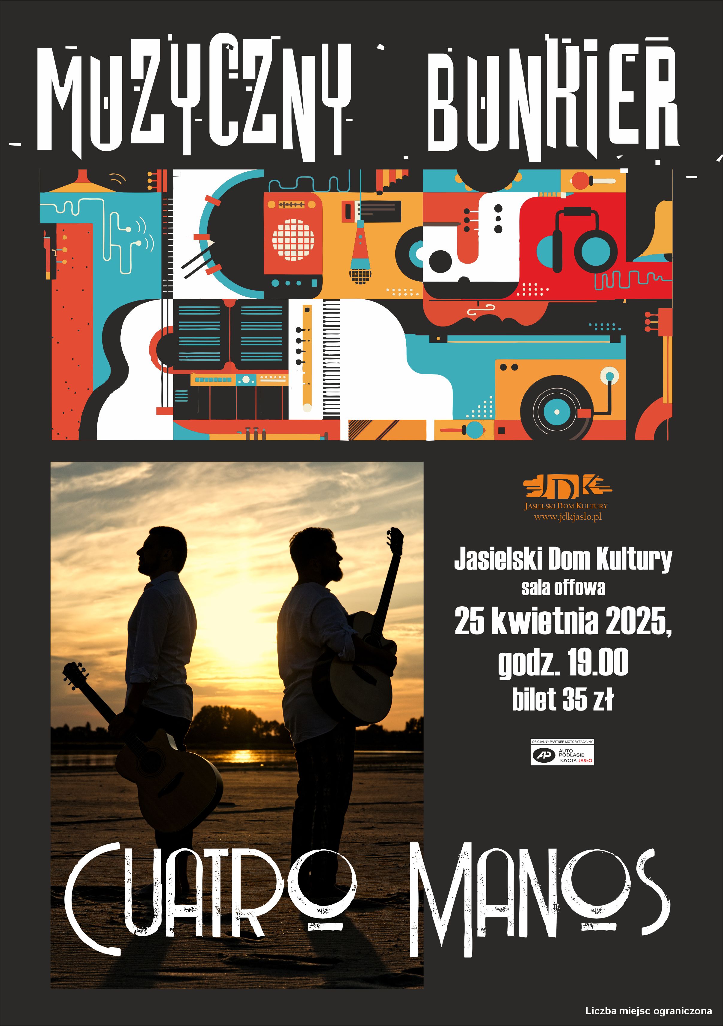 Jasło: Muzyczny Bunkier – „Cuatro Manos” – koncert