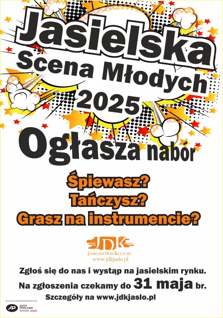 Jasło: Nabór do Jasielskiej Sceny Młodych 2025