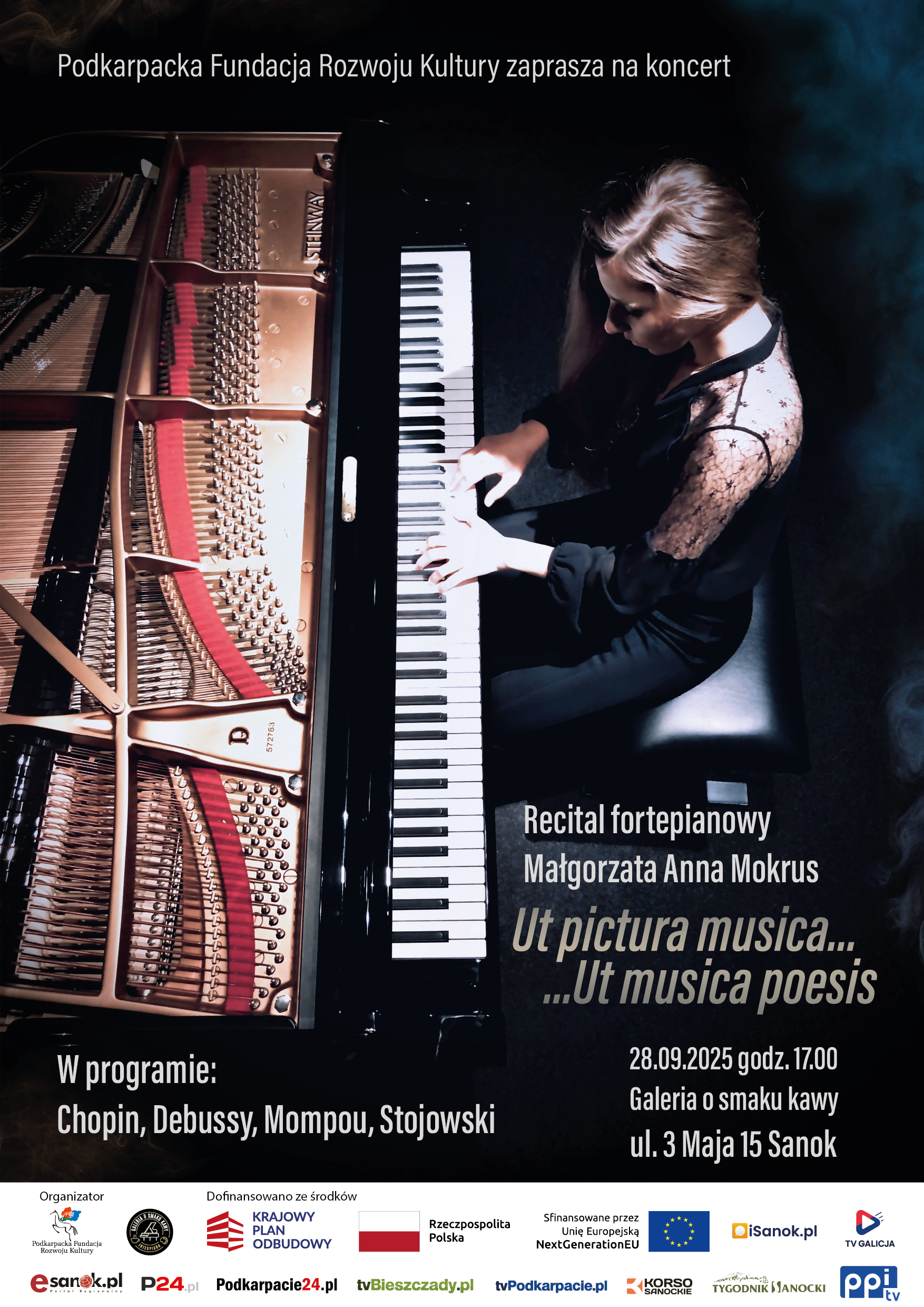 Sanok: Recital fortepianowy Małgorzaty Anny Mokrus w Interpiano